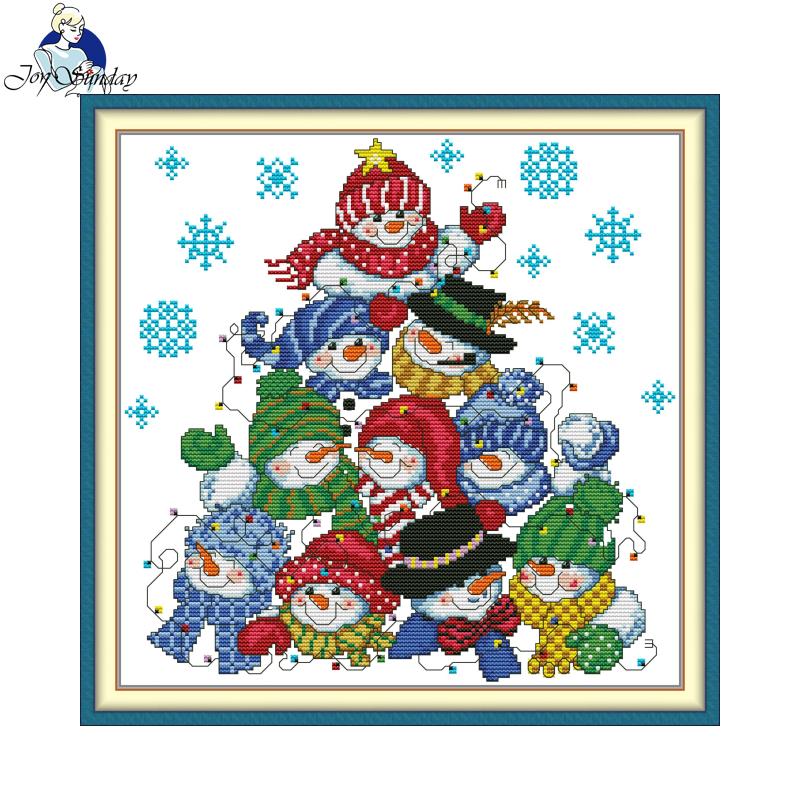 Embroidery X Pattern - Kit de Punto de Cruz JoySunday