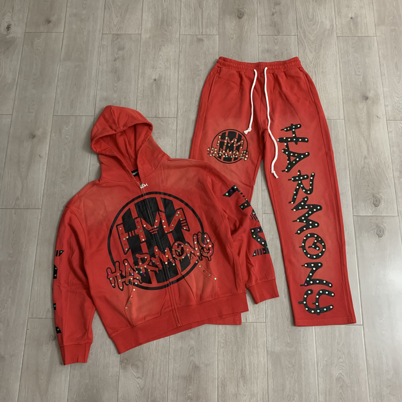 Embroidery Cotton - Conjunto de Sudadera con Capucha y