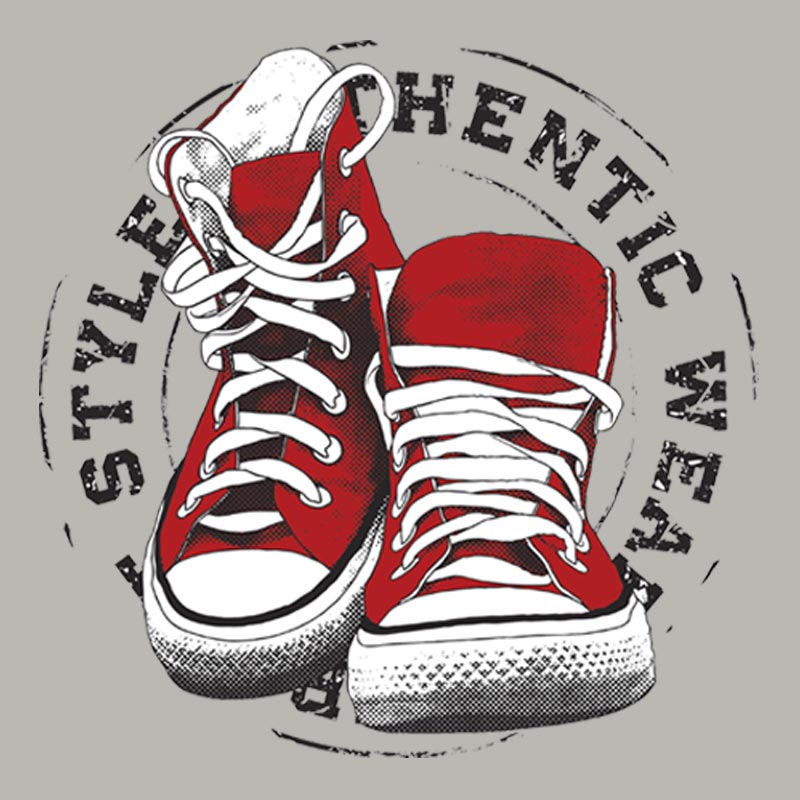 Embroidery Converse - Estilo zapatos hierro en parche apliques
