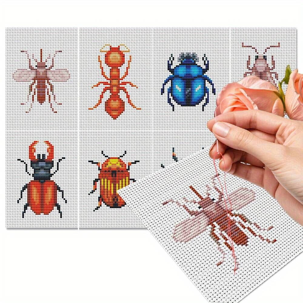 Embroidery X Pattern - Kit de bordado de punto de