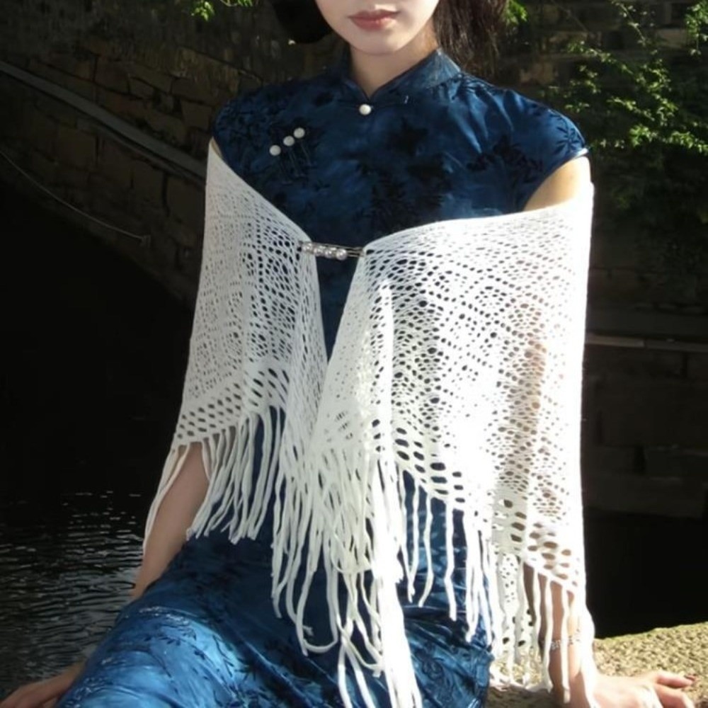 Embroidery Shawl - Chales de Moda para Mujer de