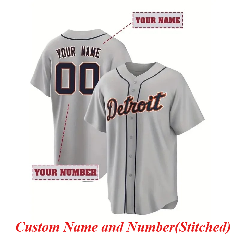 Embroidery Jersey - Camiseta de béisbol bordada con nombre