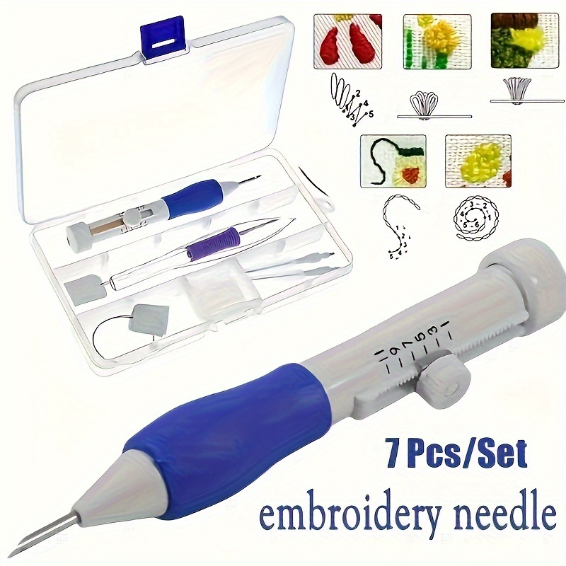 Punch Needle Handle - Juego de herramientas de costura con