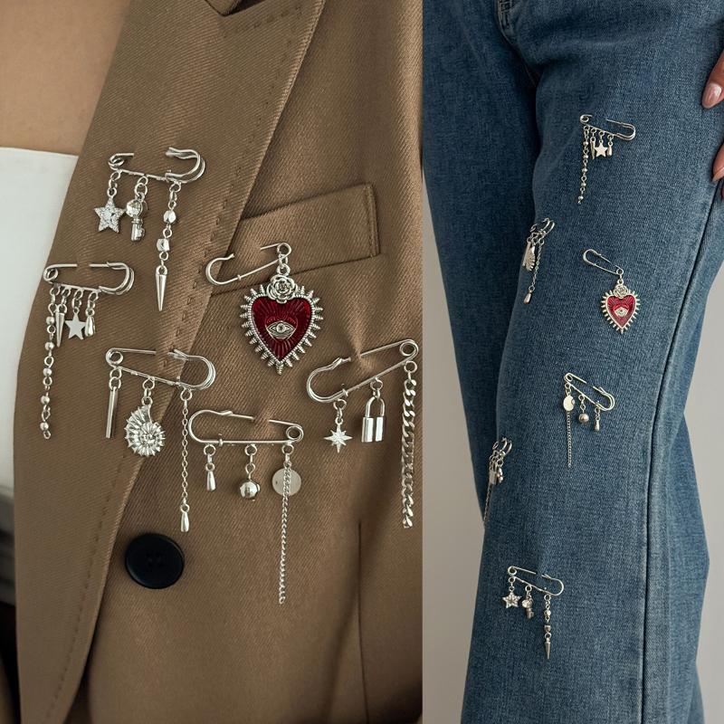 Embroidery Bracelet - ● 6 piezas de broches de