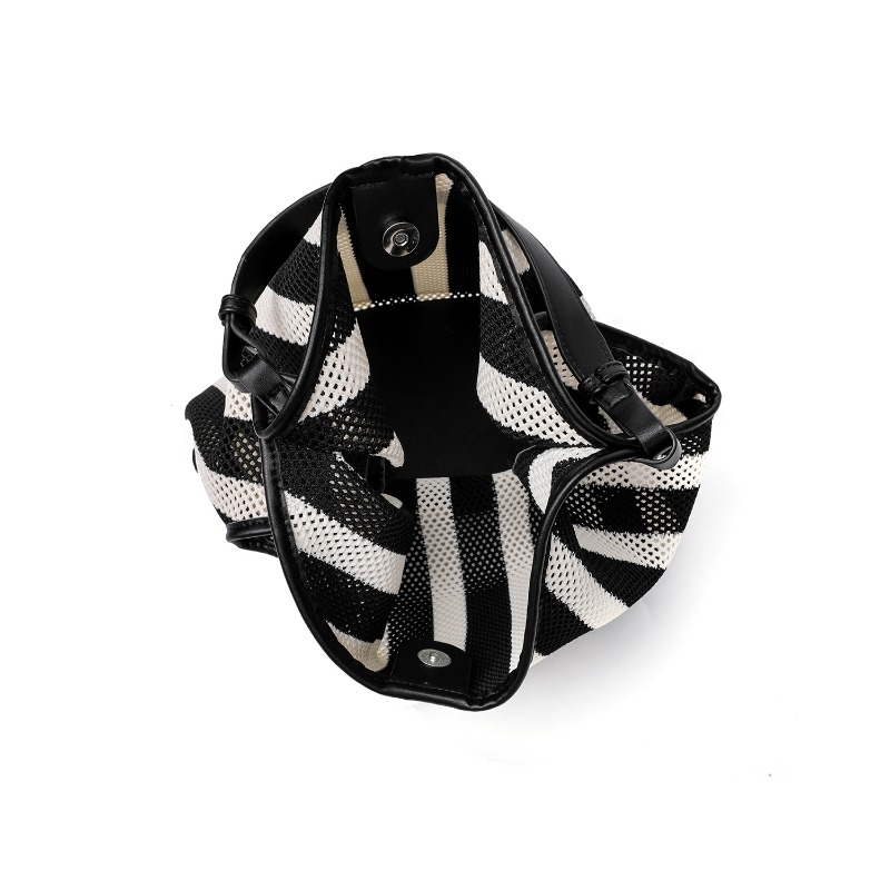 Bolso Tote Grande a Rayas Teji - Embroidery Motif reseña y precio