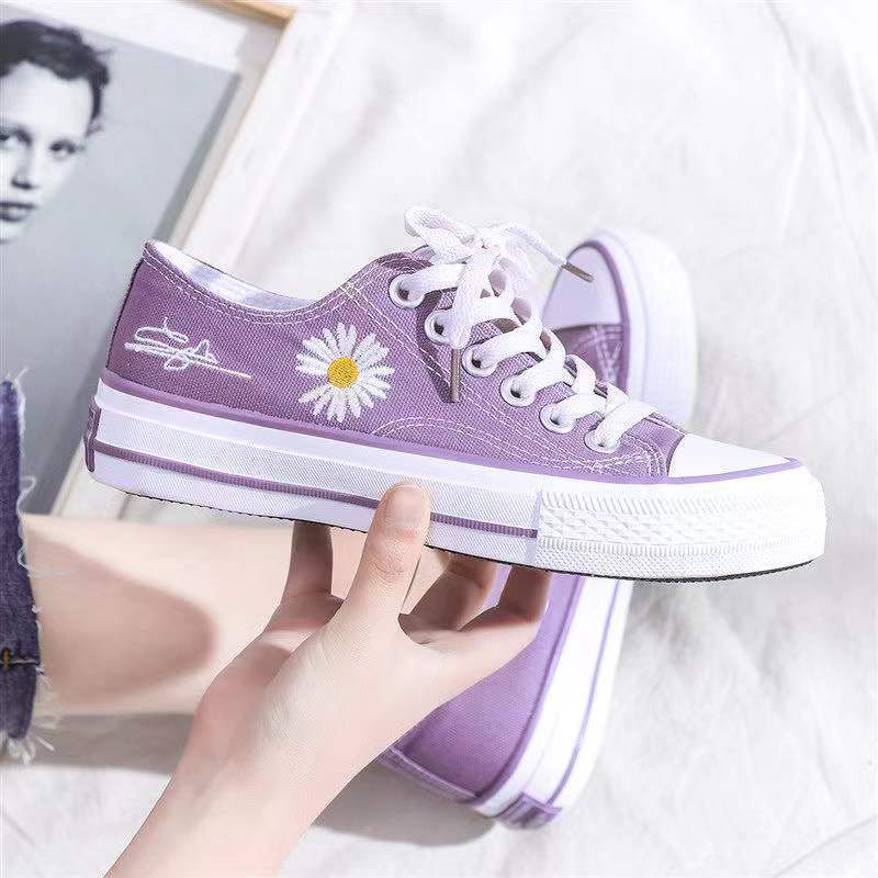 Zapatos de lona con bordado de - Embroidery Lace reseña y precio