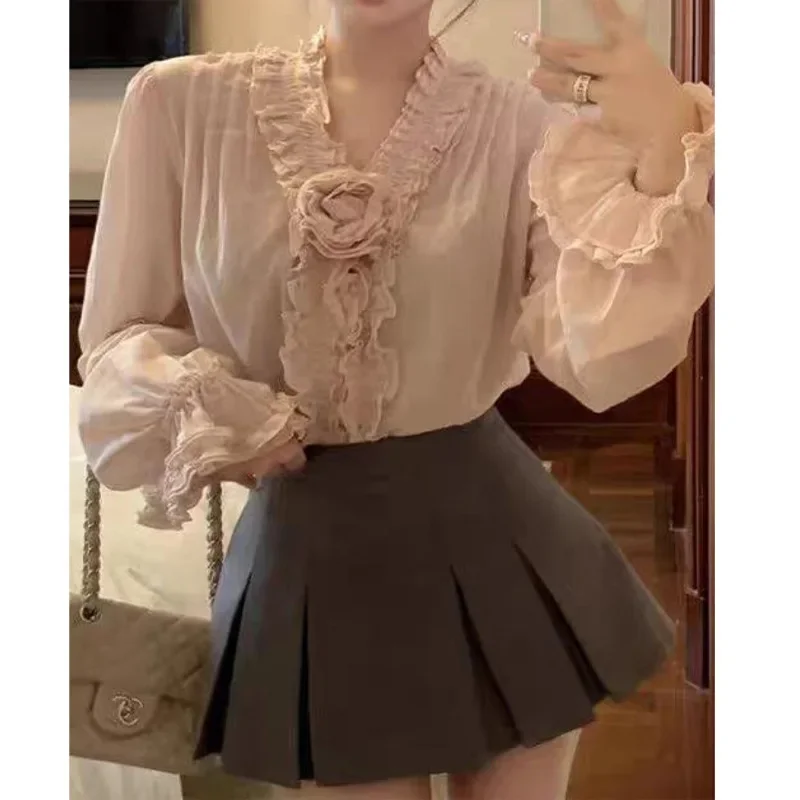 Camisa de manga larga con bord - Embroidery Jersey reseña y precio