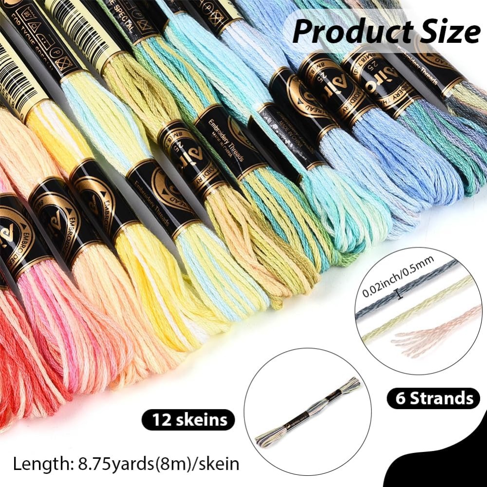 12 Hilos de 105 Yardas, 6 Capa - Embroidery Bracelet reseña y precio