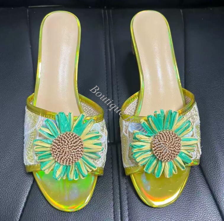 Sandalias de tacón alto de 6 c - Embroidery Flower reseña y precio
