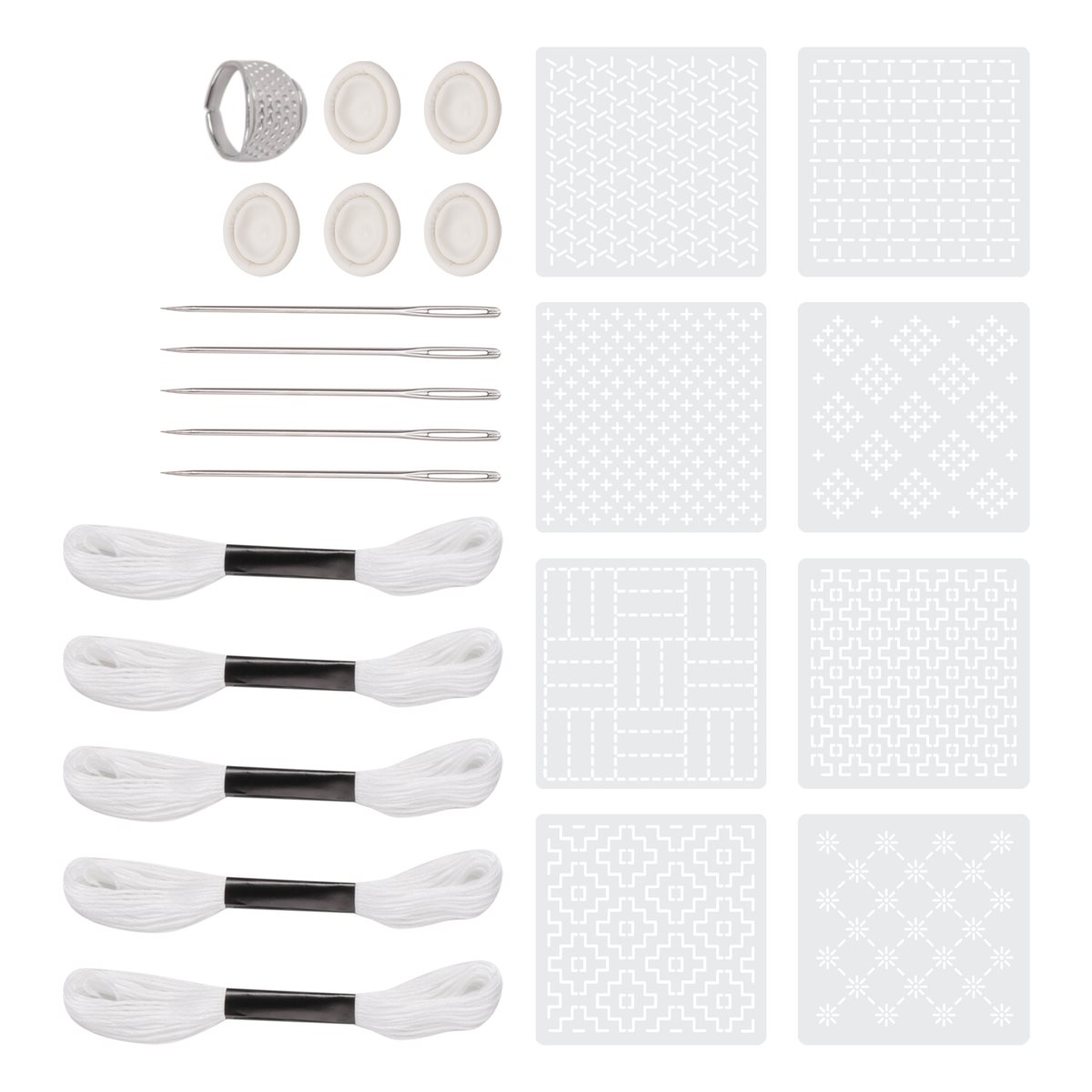 ~PERFECTO~ Kit de Plantillas d - Embroidery X Pattern reseña y precio