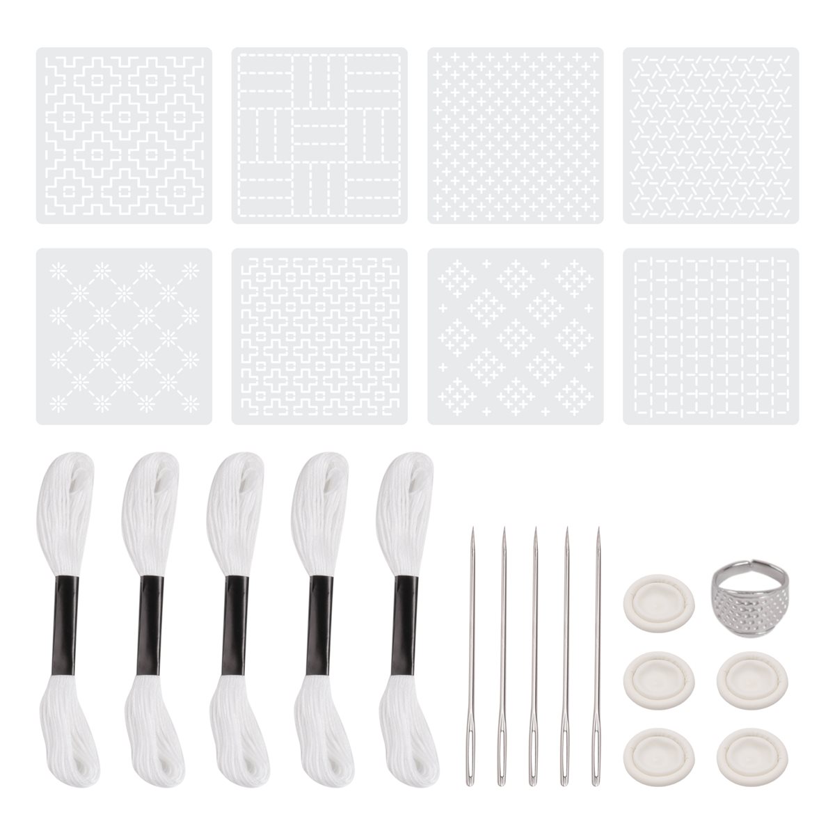 ~PERFECTO~ Kit de Plantillas d - Embroidery X Pattern reseña y precio