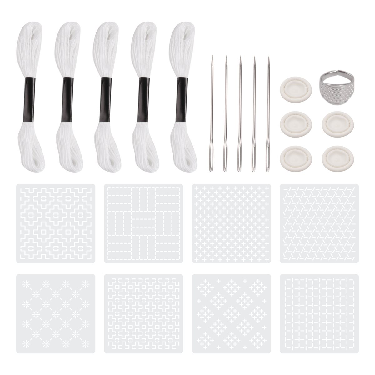 ~PERFECTO~ Kit de Plantillas d - Embroidery X Pattern reseña y precio
