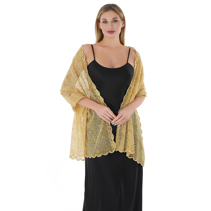 Vestidos de Noche con Lentejue - Embroidery Shawl reseña y precio