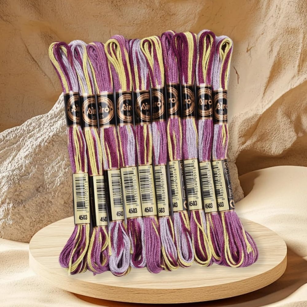 6 hebras de hilo de bordar mor - Embroidery Kit reseña y precio