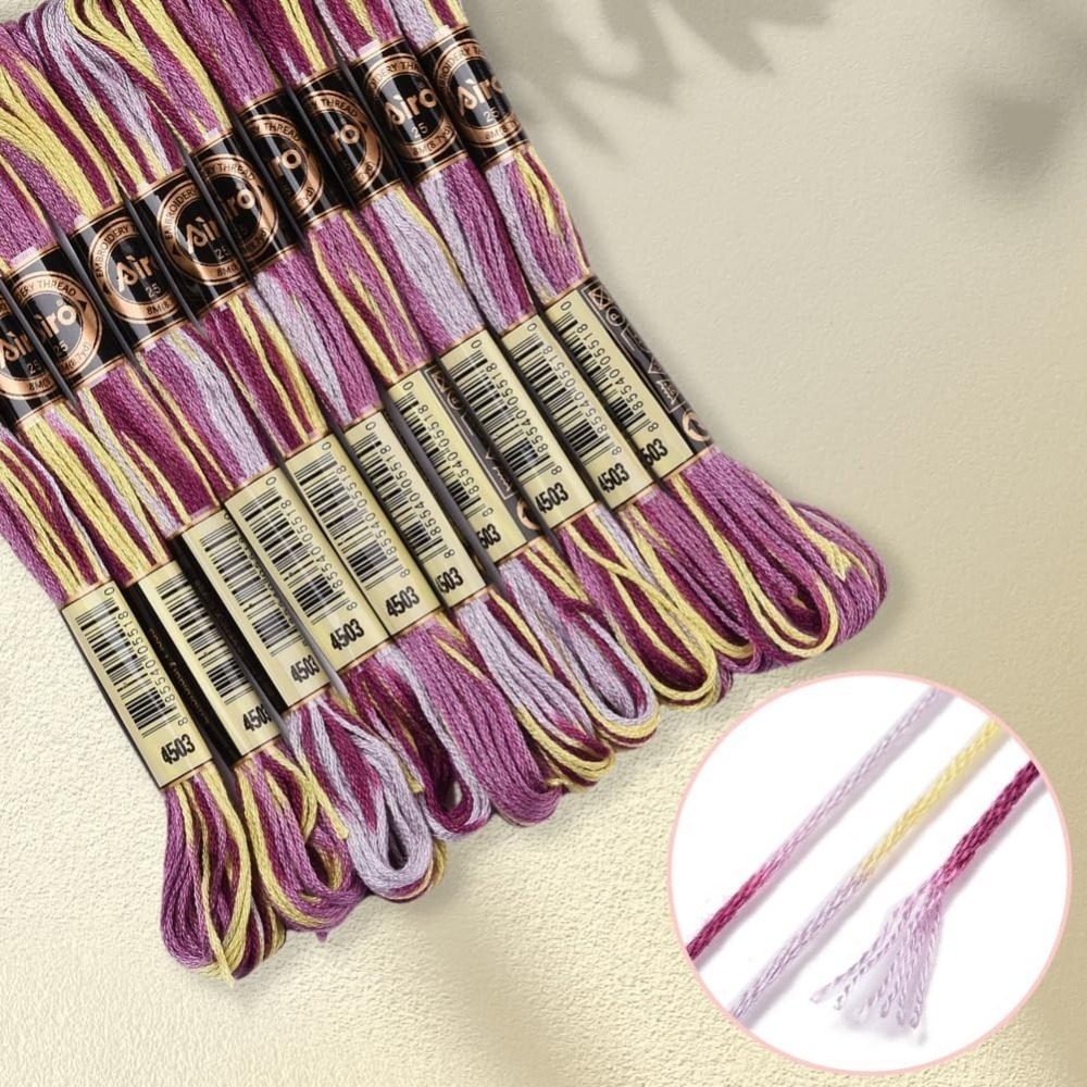 6 hebras de hilo de bordar mor - Embroidery Kit reseña y precio