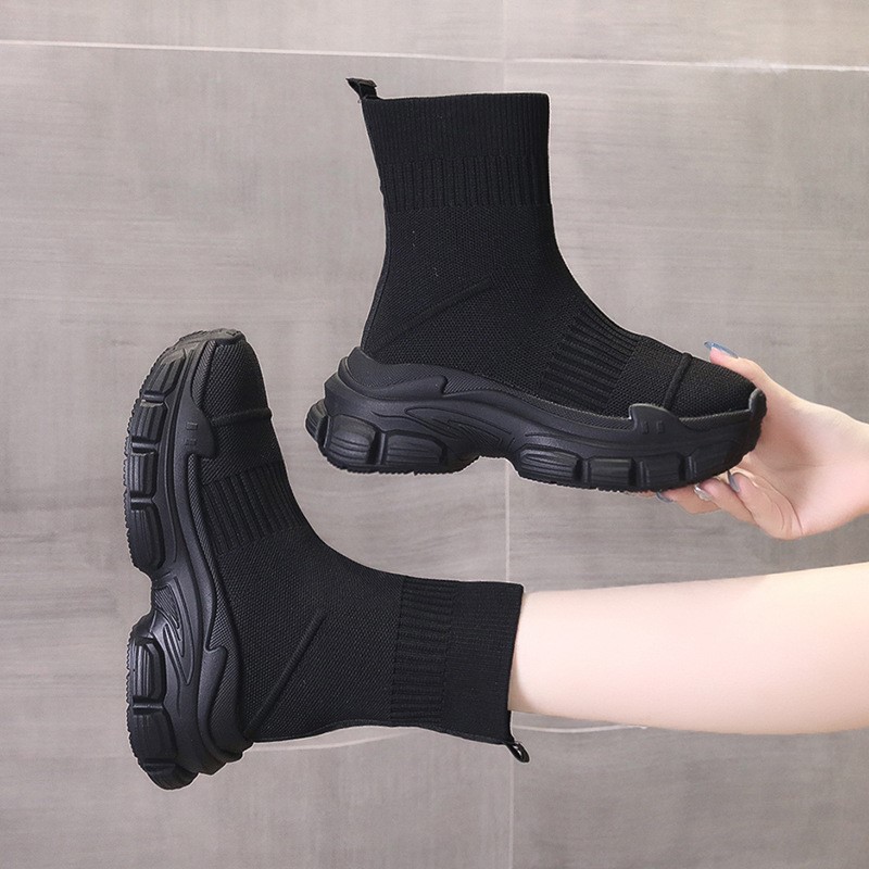 Botas de calcetín de suela gru - Embroidery Lace reseña y precio