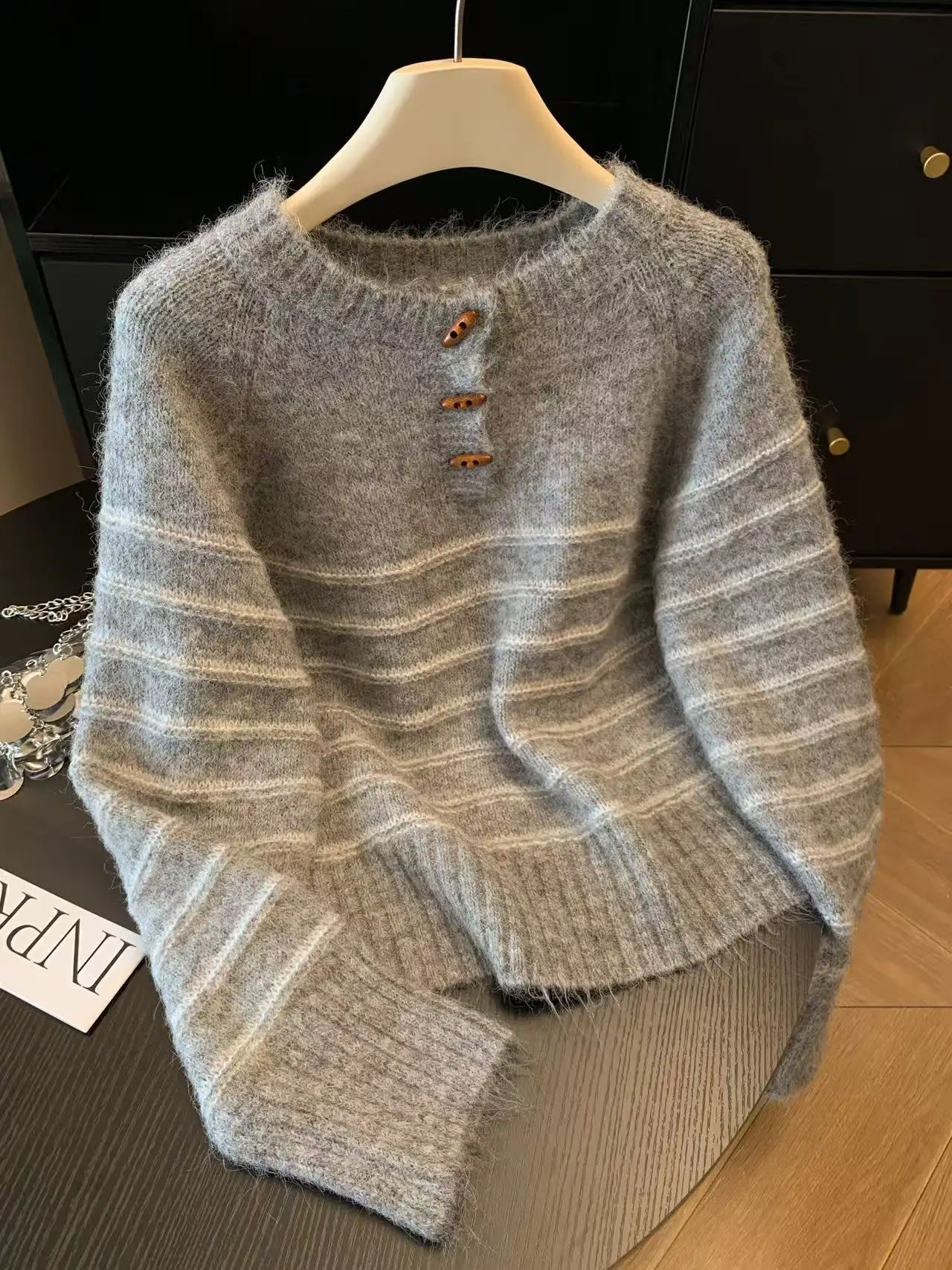 Suéter de Lana y Cachemira a R - Embroidery Origin reseña y precio