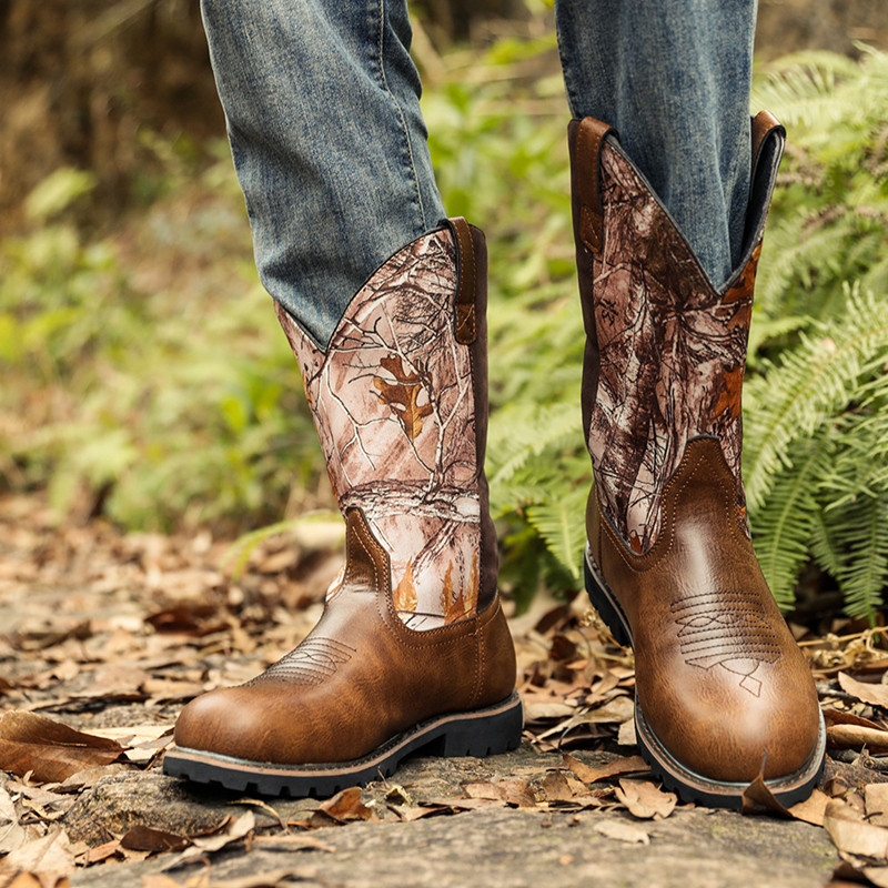Botas de Hombre Talla Grande 4 - Embroidery Print reseña y precio