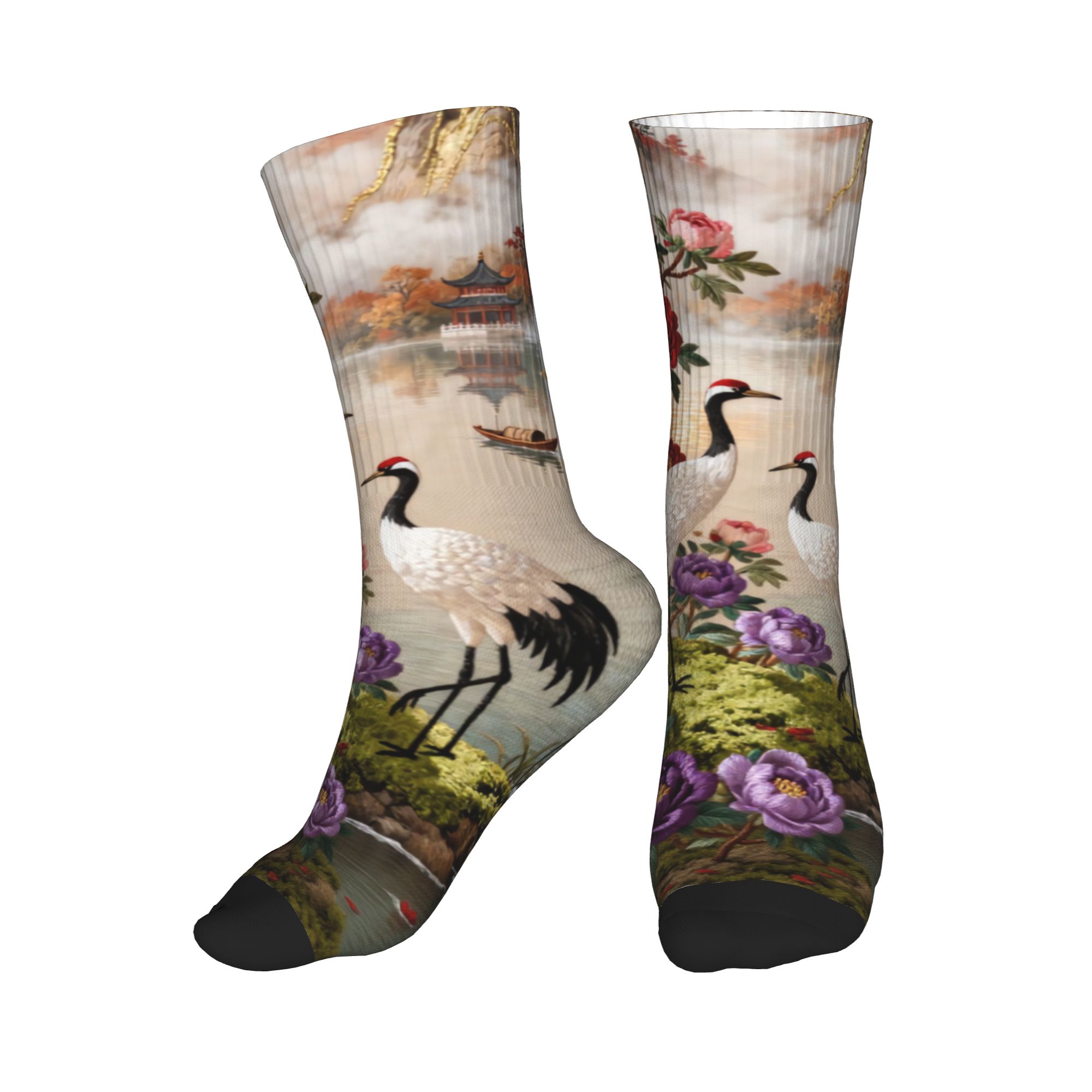 Calcetines divertidos con esta - Embroidery Print reseña y precio