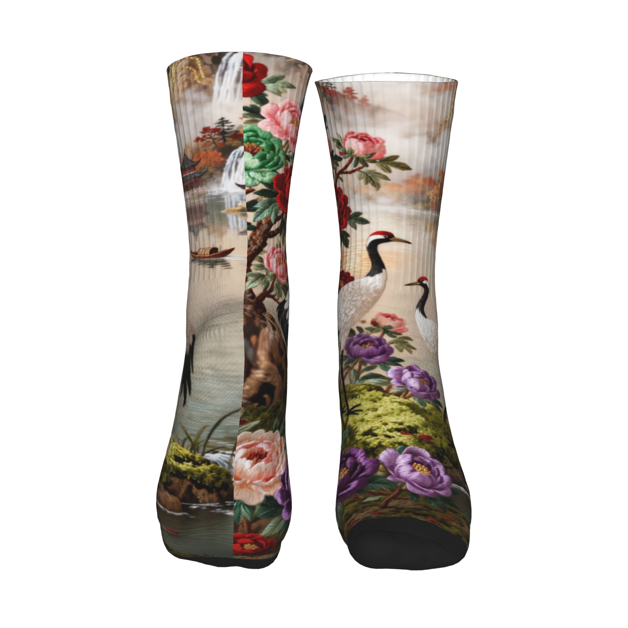 Calcetines divertidos con esta - Embroidery Print reseña y precio