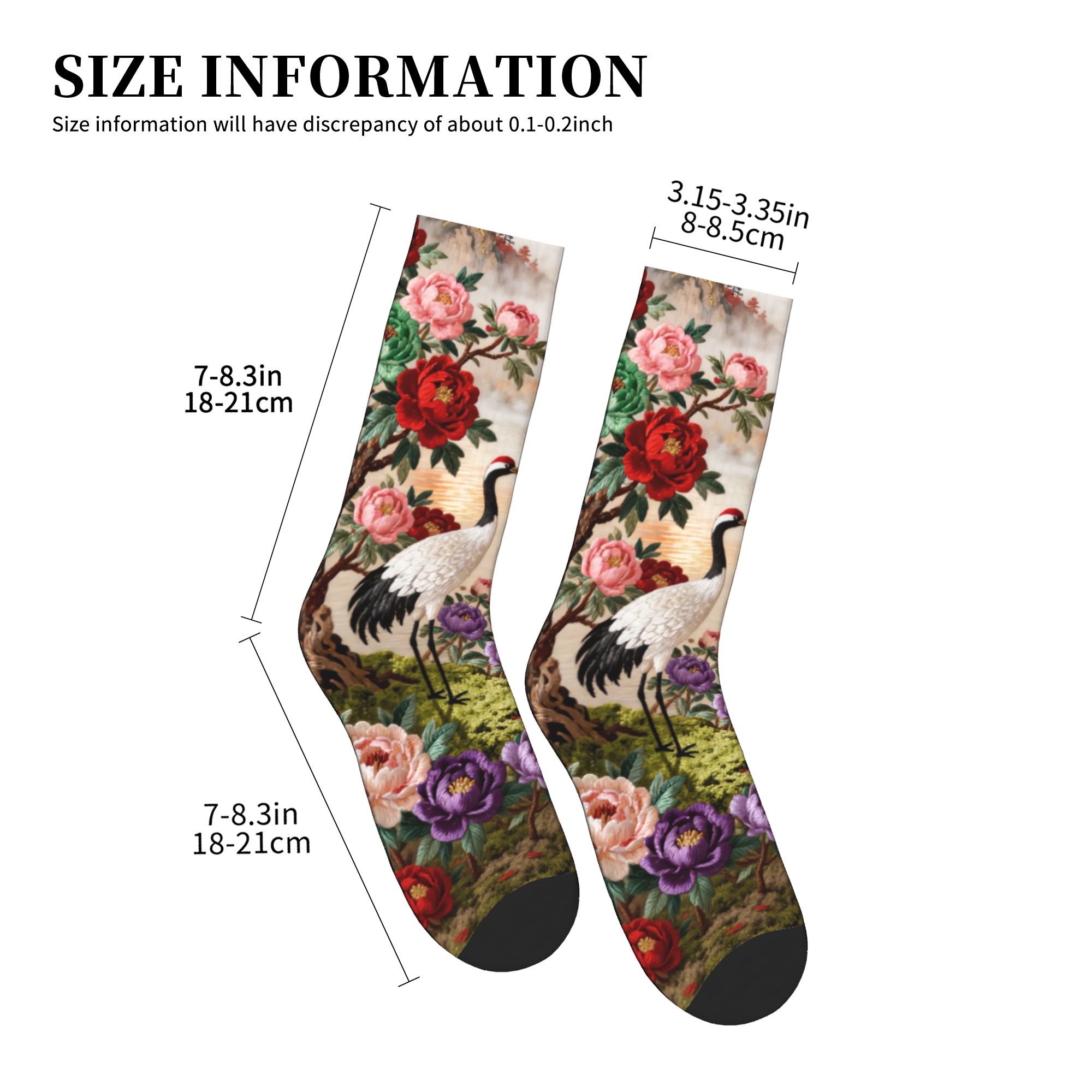 Calcetines divertidos con esta - Embroidery Print reseña y precio