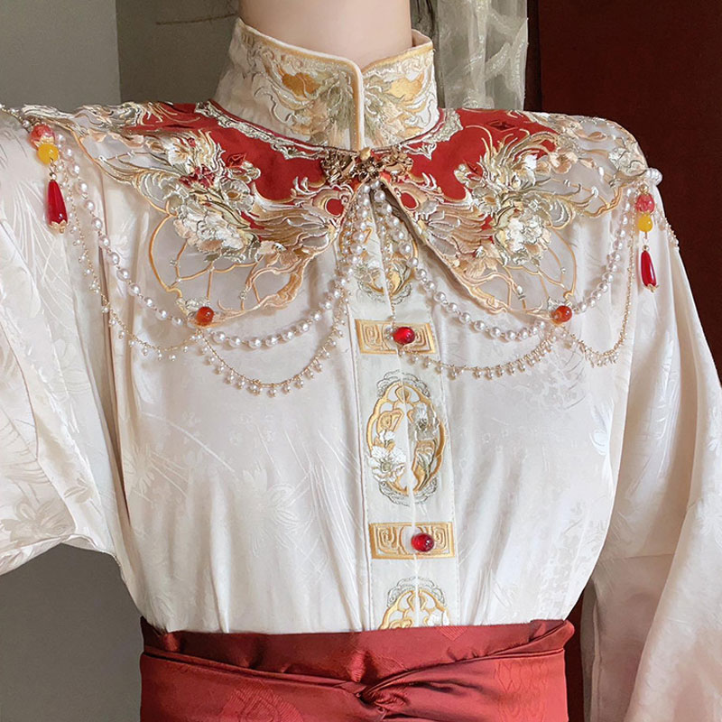 Poncho Hanfu de estilo étnico  - Embroidery Shawl reseña y precio