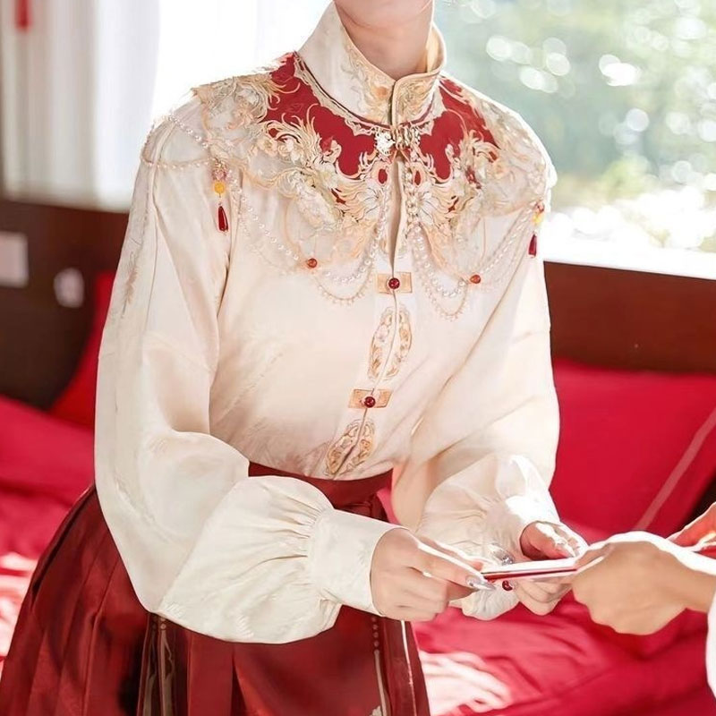 Poncho Hanfu de estilo étnico  - Embroidery Shawl reseña y precio