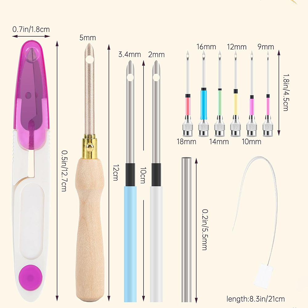 Kit de agujas de perforación d - Punch Needle Handle reseña y precio