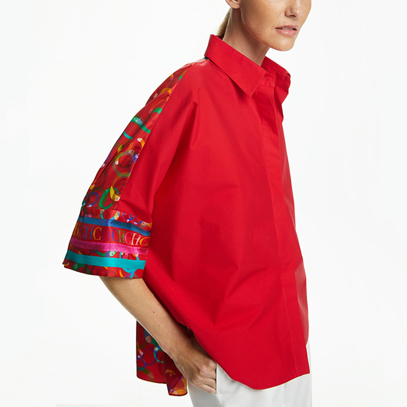 Camisas femeninas, blusa infor - Embroidery Motif reseña y precio