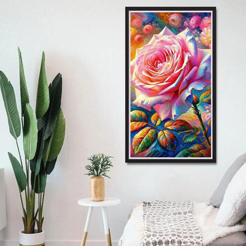 Cuadro de gran tamaño con mosa - Embroidery Flower reseña y precio