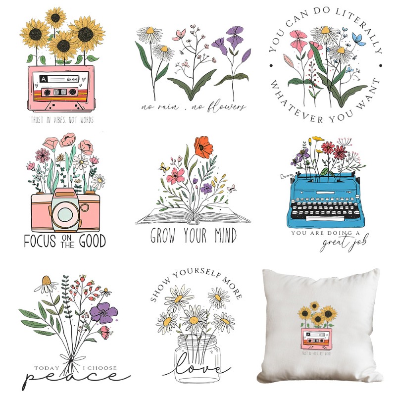 Pegatinas Termoadhesivas de Fl - Embroidery Flower reseña y precio