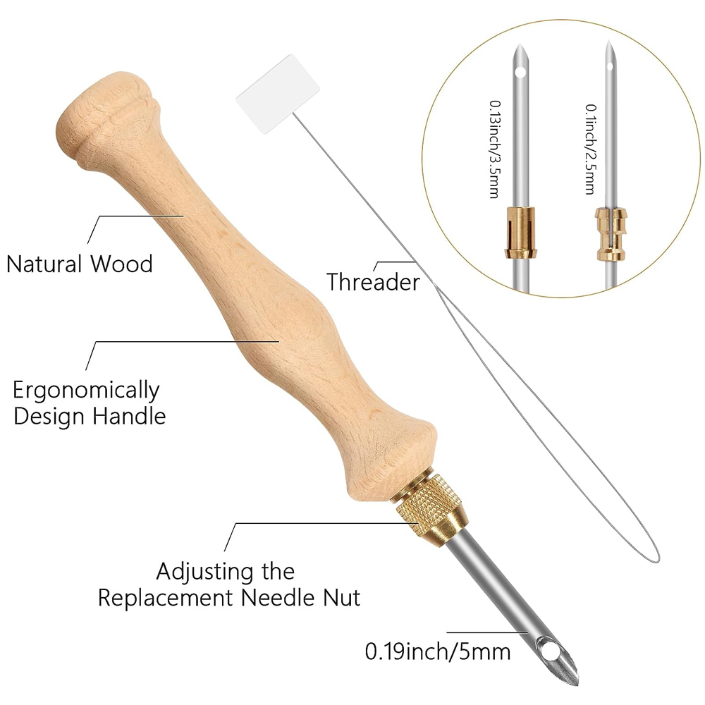 Kit de inicio de aguja perfora - Punch Needle Handle reseña y precio