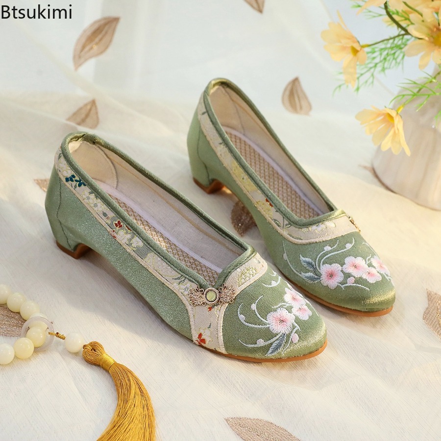 Zapatos de Mujer 2026, Estilo  - Embroidery Cotton reseña y precio