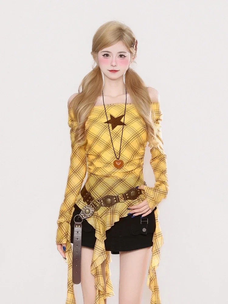 Camiseta vintage Y2K con cuell - Embroidery Origin reseña y precio