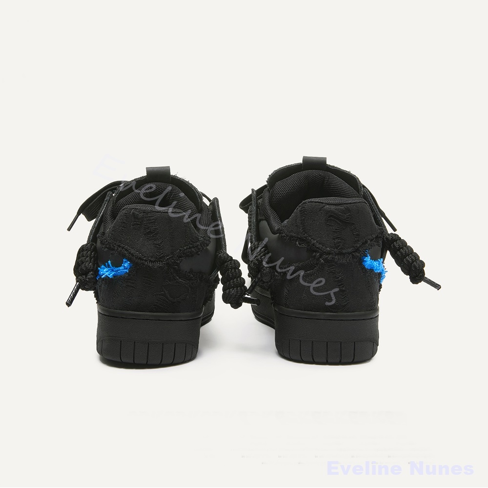 Zapatillas de plataforma negra - Embroidery Lace reseña y precio