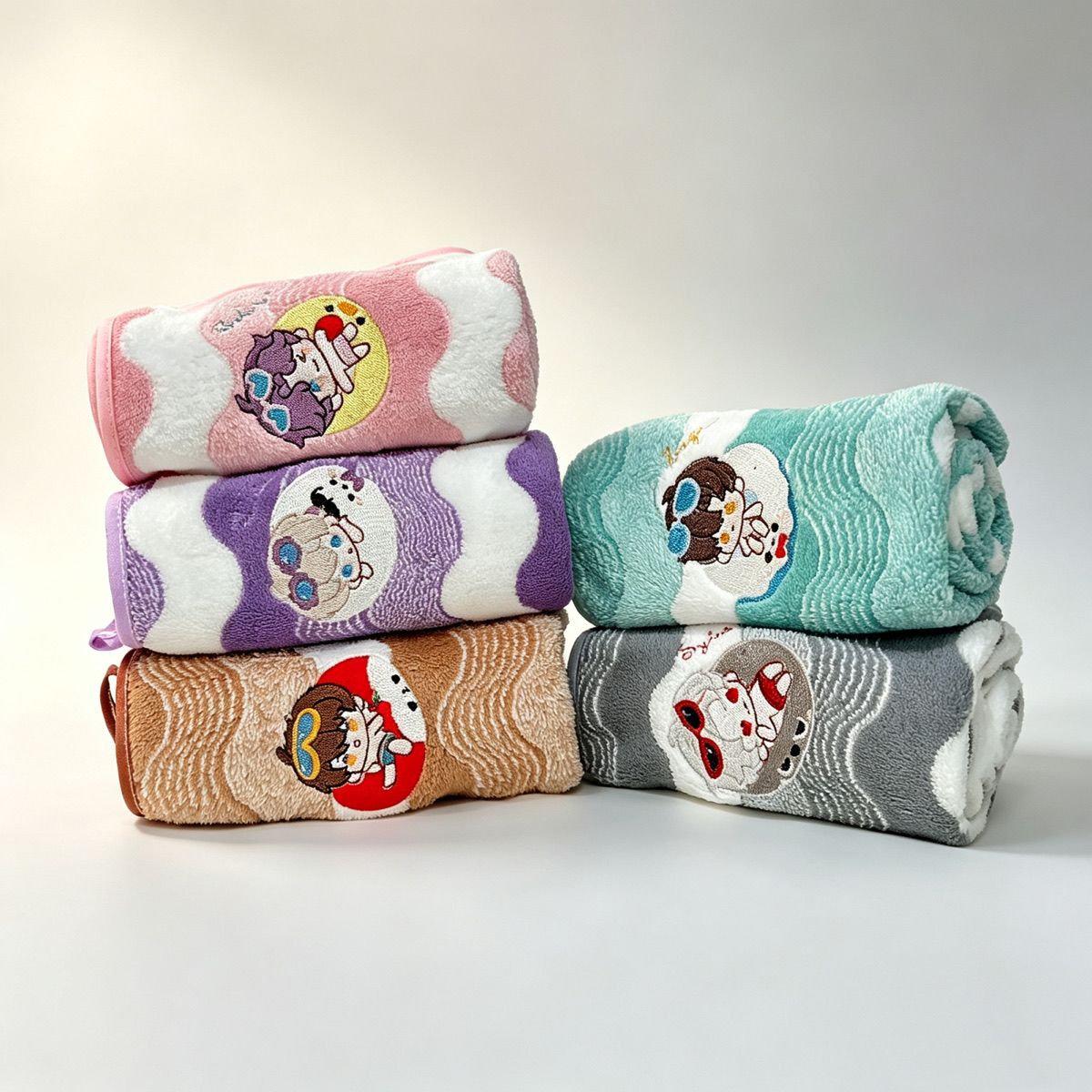 Toalla de Mano de Felpa Coral  - Embroidery Cotton reseña y precio