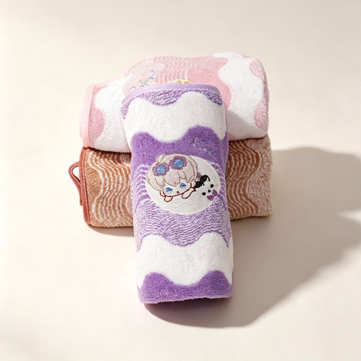 Toalla de Mano de Felpa Coral  - Embroidery Cotton reseña y precio