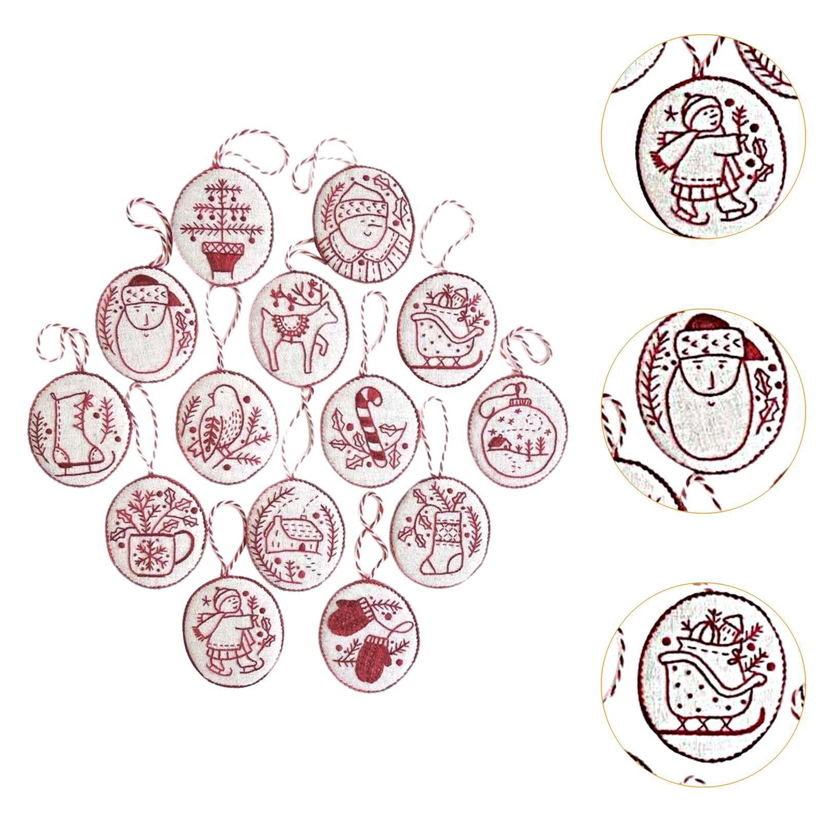Kit de Adornos Navideños Borda - Embroidery Xmas Ornaments reseña y precio