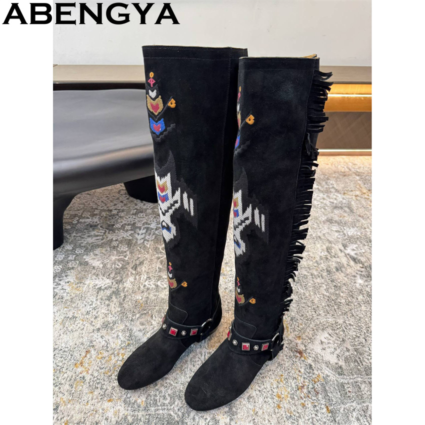 ABENGYA 2026 invierno nuevas b - Embroidery Print reseña y precio