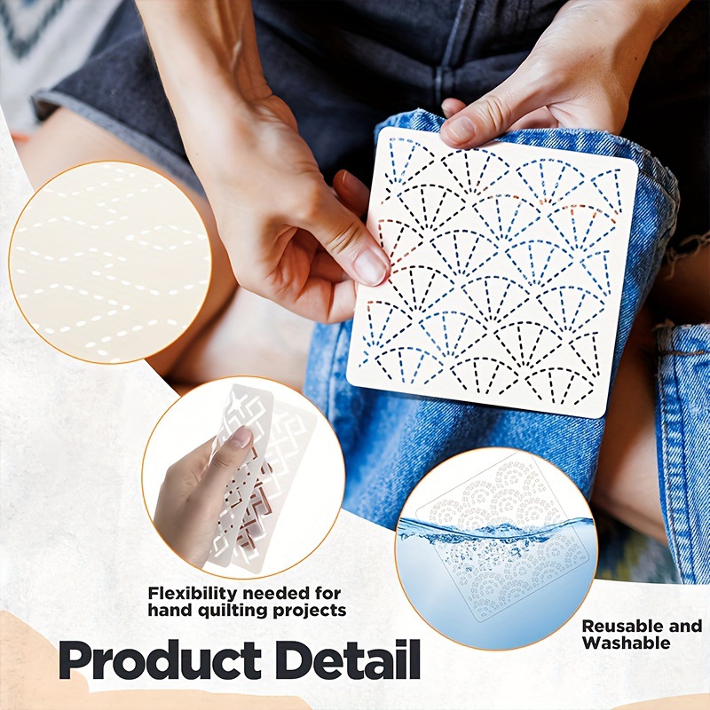 30 Uds plantillas de bordado p - Embroidery Motif reseña y precio