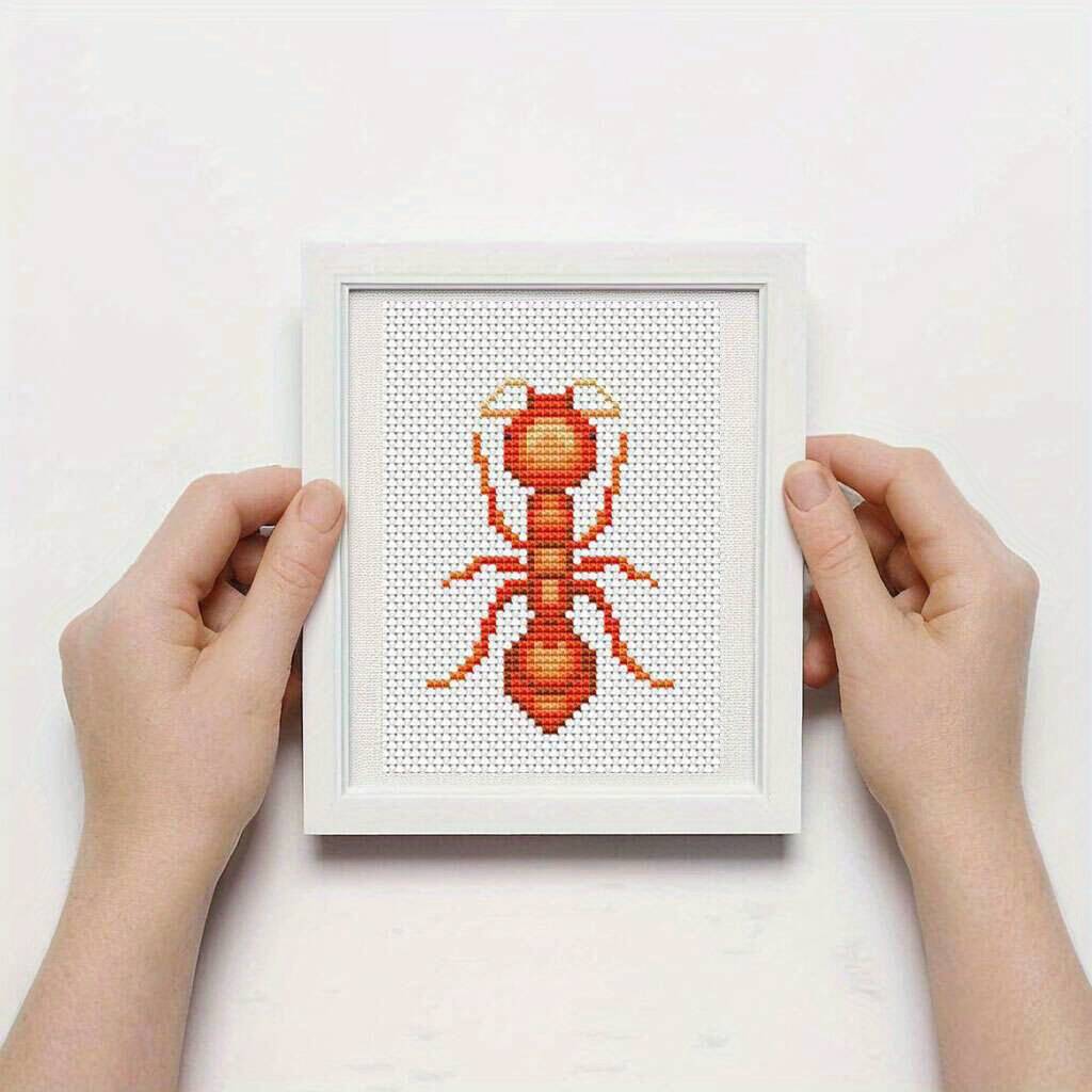 Kit de bordado de punto de cru - Embroidery X Pattern reseña y precio
