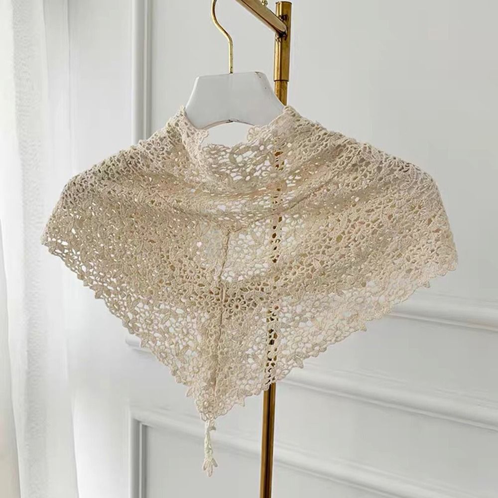Chal de Encaje Floral Tejido a - Embroidery Shawl reseña y precio