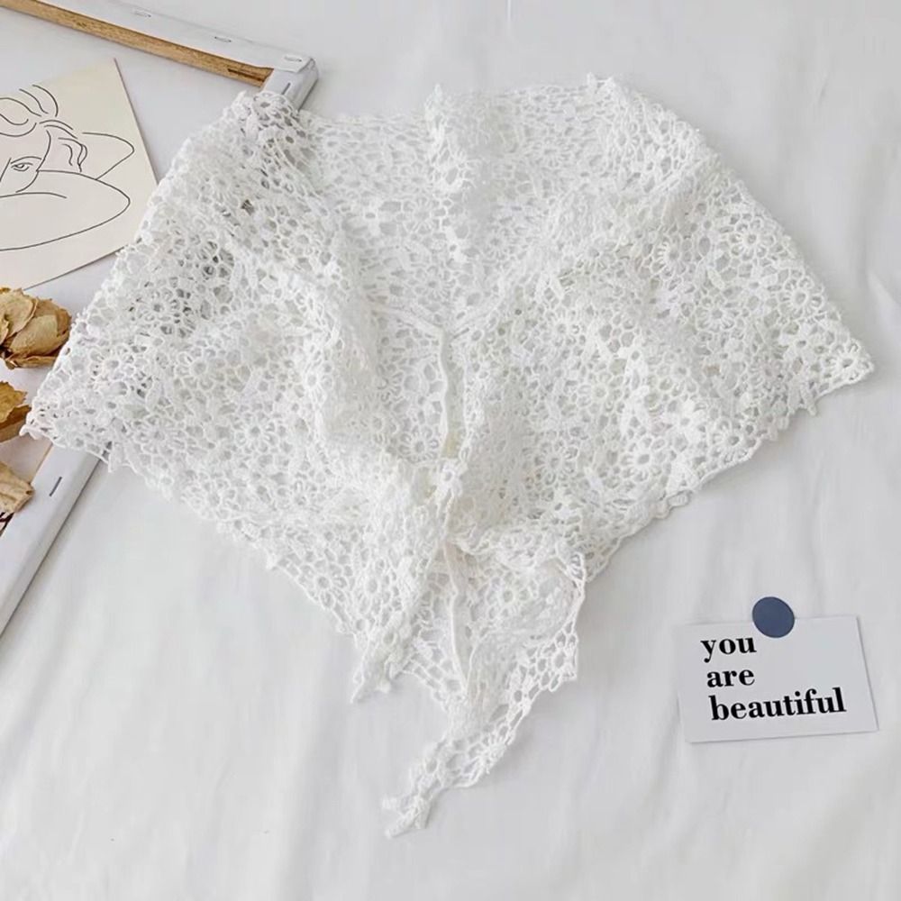 Chal de Encaje Floral Tejido a - Embroidery Shawl reseña y precio