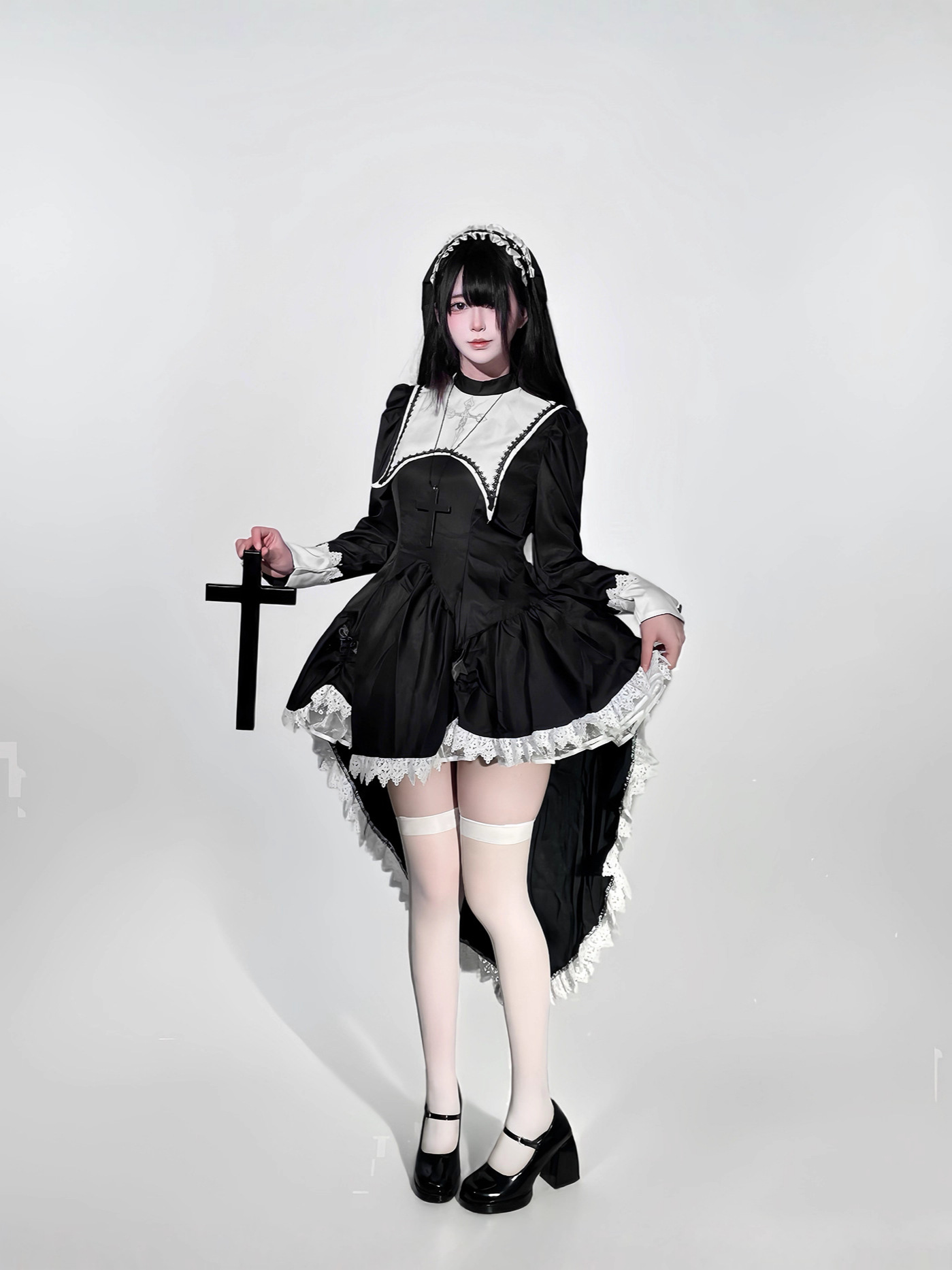 Disfraz de monja de Halloween  - Embroidery Kit reseña y precio