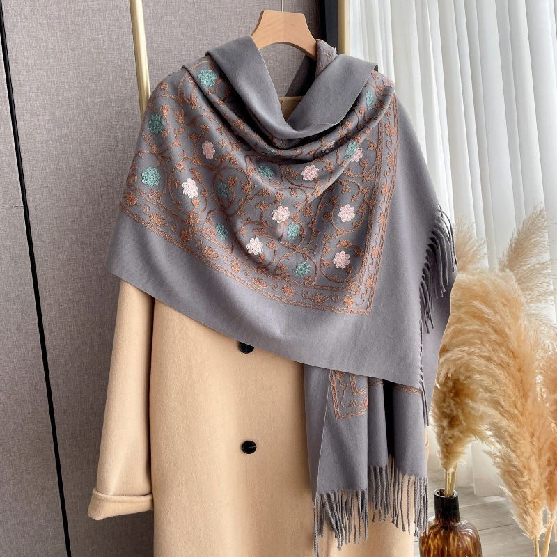 2025 nuevo bordado Bufanda de  - Embroidery Hijab reseña y precio