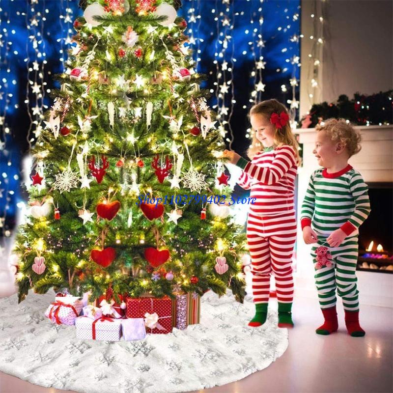 547f adorno falda árbol navida - Embroidery Xmas Ornaments reseña y precio