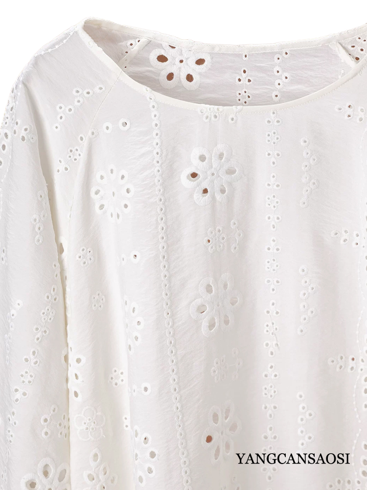 Camiseta de Talla Grande Blanc - Embroidery Jersey reseña y precio