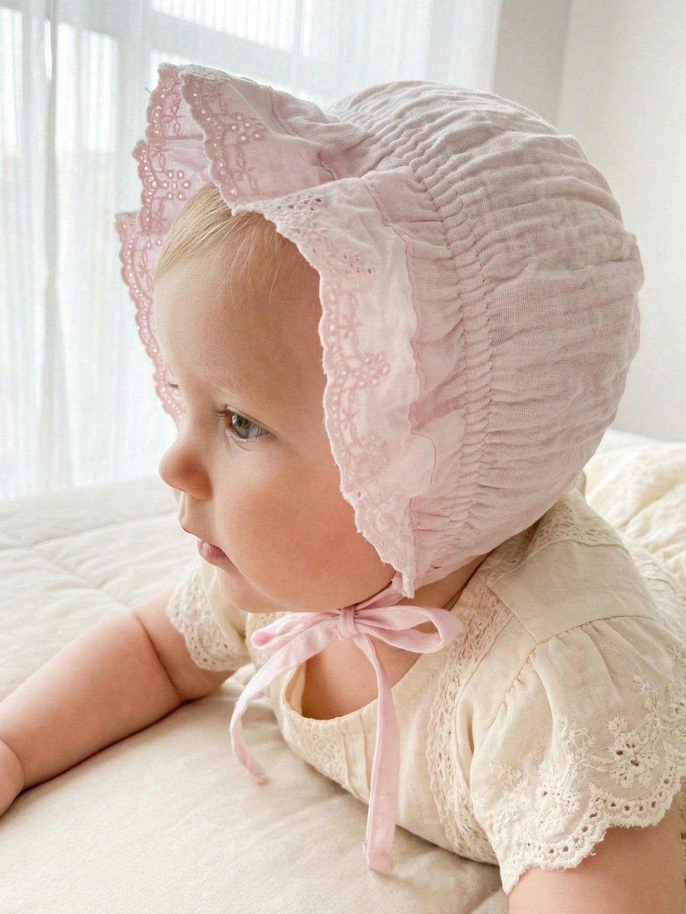 1 Pieza Gorro de Bebé Vintage  - Embroidery Lace reseña y precio