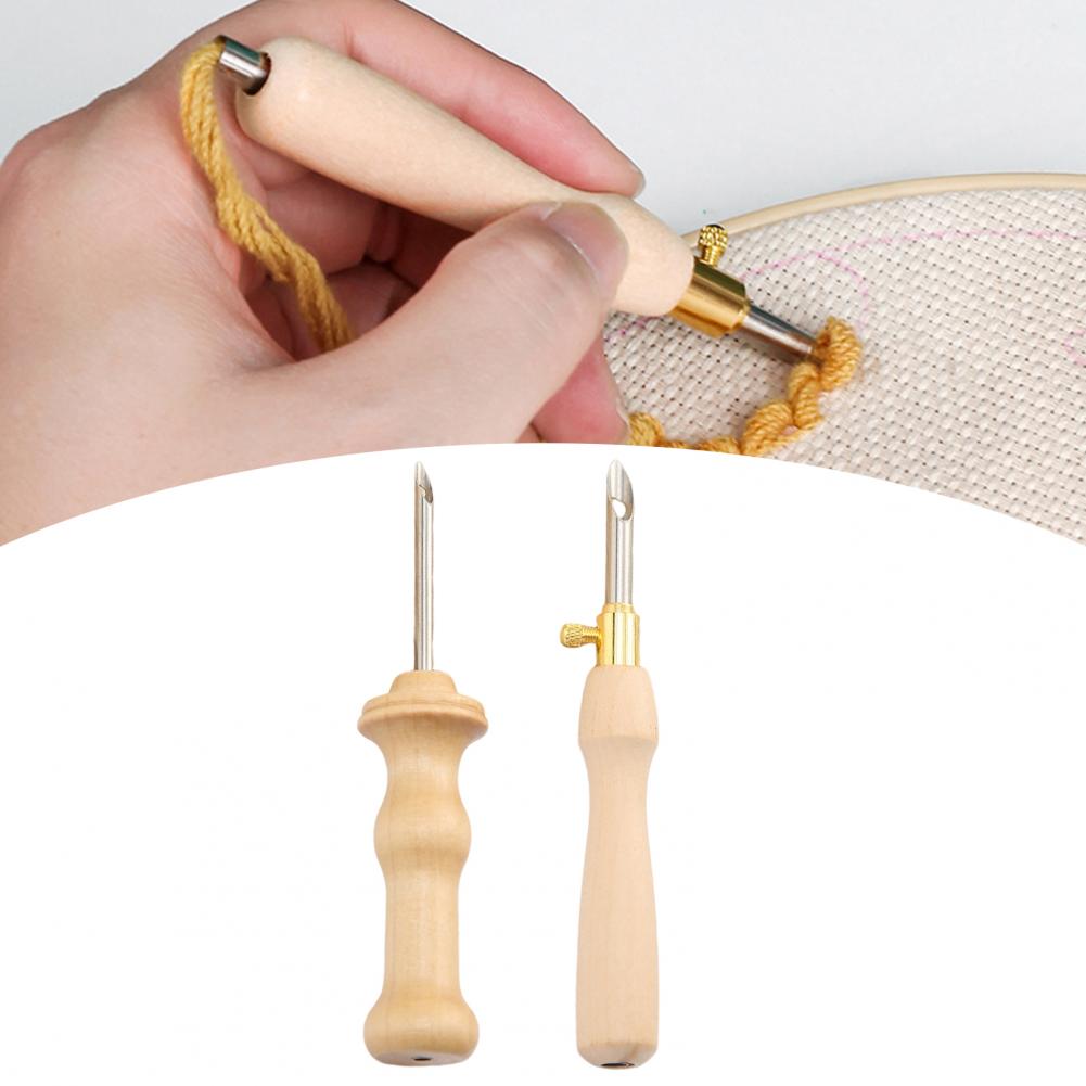 Aguja de bordado con mango de  - Punch Needle Handle reseña y precio