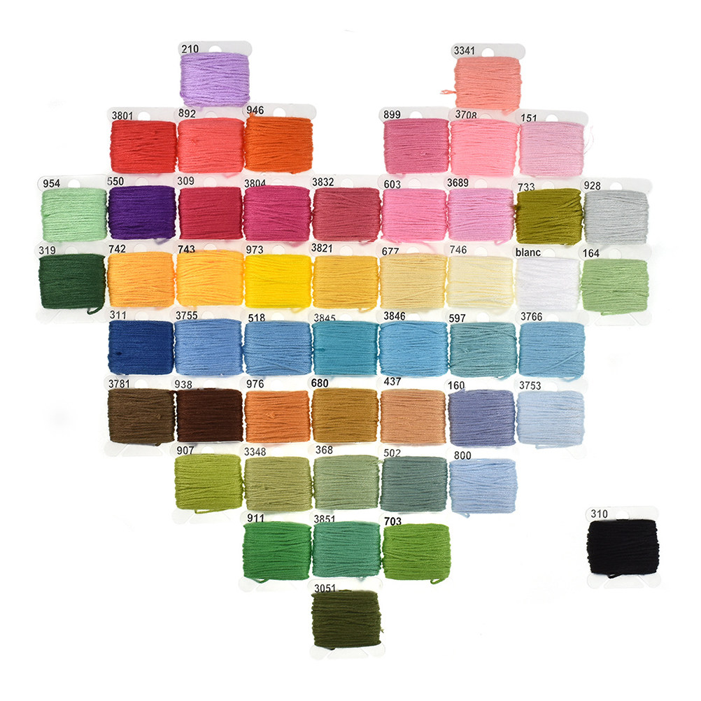 Kit de Bordado Surtido de 50 P - Embroidery Kit reseña y precio